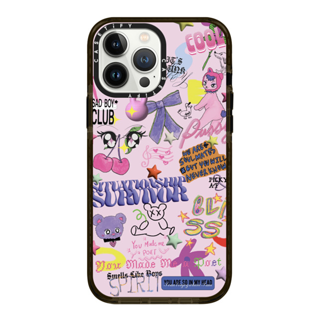 CASETiFY iPhone 13 Pro Max Case ブラック インパクトケース CUTIE DUMP - GELBOYS looke world Mother's Day CASETiFY iPhone 13 Pro Max Case ブラック インパクトケース CUTIE DUMP - GELBOYS looke world Mother's Day