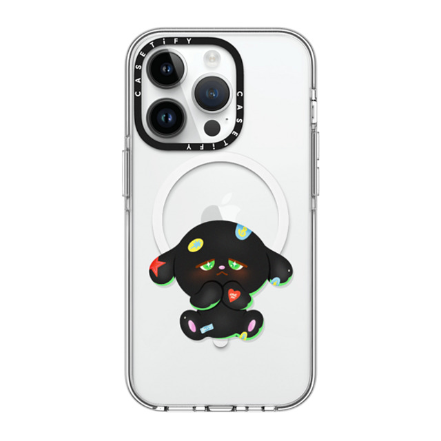 CASETiFY iPhone 14 Pro Case Clear Clear Case MagSafe Compatible DOGGO BAABIN - GELBOYS looke world CASETiFY iPhone 14 Pro Case Clear Clear Case MagSafe Compatible DOGGO BAABIN - GELBOYS looke world