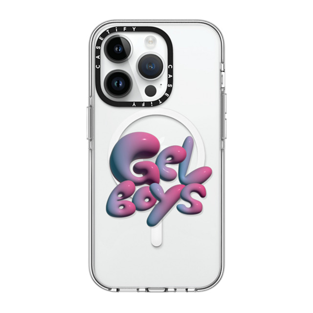 CASETiFY iPhone 14 Pro Case Clear Clear Case MagSafe Compatible BUBBLY BOYS - GELBOYS looke world CASETiFY iPhone 14 Pro Case Clear Clear Case MagSafe Compatible BUBBLY BOYS - GELBOYS looke world