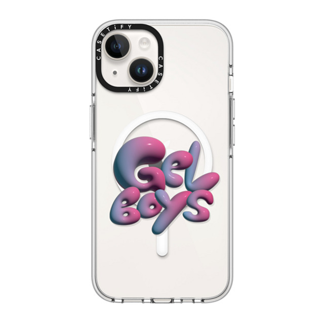 CASETiFY iPhone 14 Case Clear Clear Case MagSafe Compatible BUBBLY BOYS - GELBOYS looke world CASETiFY iPhone 14 Case Clear Clear Case MagSafe Compatible BUBBLY BOYS - GELBOYS looke world
