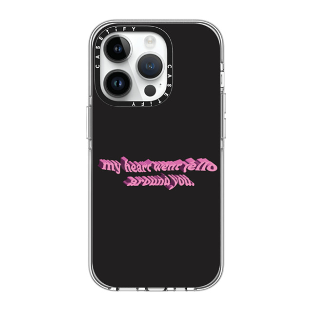 CASETiFY iPhone 14 Pro Case Clear Clear Case MagSafe Compatible JELLO HEART - GELBOYS looke world CASETiFY iPhone 14 Pro Case Clear Clear Case MagSafe Compatible JELLO HEART - GELBOYS looke world