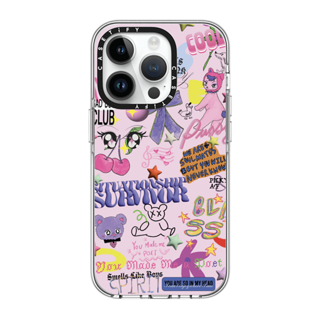 CASETiFY iPhone 14 Pro Case Clear Clear Case MagSafe Compatible CUTIE DUMP - GELBOYS looke world CASETiFY iPhone 14 Pro Case Clear Clear Case MagSafe Compatible CUTIE DUMP - GELBOYS looke world