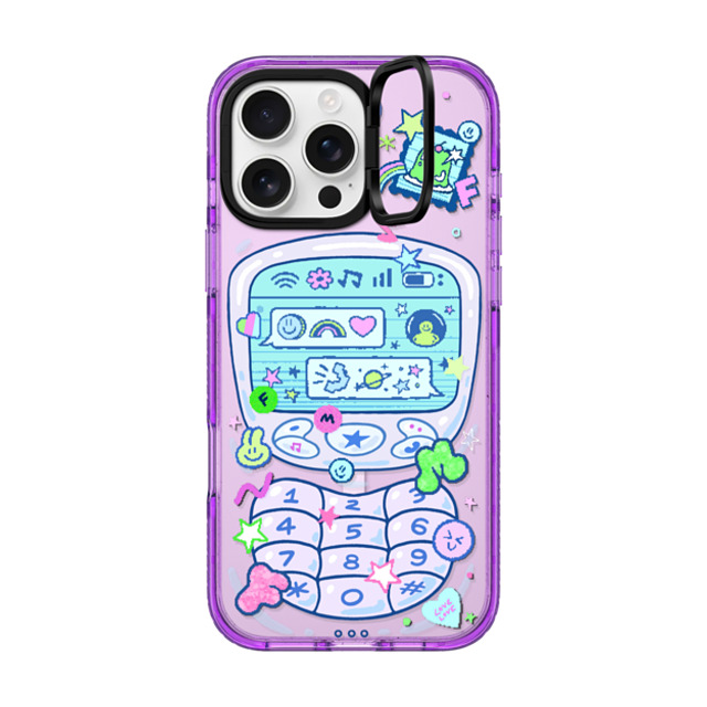 CASETiFY iPhone 16 Pro Max Case パープル インパクトリングスタンドケース MagSafe対応 CHAT IS FOU4MOD LIFE - GELBOYS looke world CASETiFY iPhone 16 Pro Max Case パープル インパクトリングスタンドケース MagSafe対応 CHAT IS FOU4MOD LIFE - GELBOYS looke world