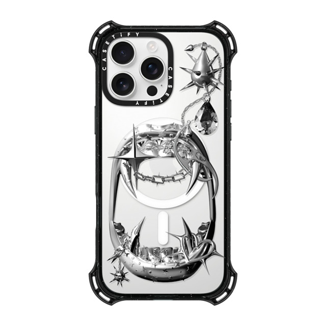 CASETiFY iPhone 16 Pro Max Case Black バウンスケース SHINE & BRIGHT - BUA - GELBOYS looke world CASETiFY iPhone 16 Pro Max Case Black バウンスケース SHINE & BRIGHT - BUA - GELBOYS looke world