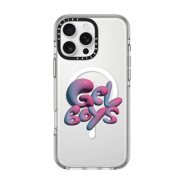 CASETiFY iPhone 16 Pro Max Case Clear Clear Case MagSafe Compatible BUBBLY BOYS - GELBOYS looke world CASETiFY iPhone 16 Pro Max Case Clear Clear Case MagSafe Compatible BUBBLY BOYS - GELBOYS looke world