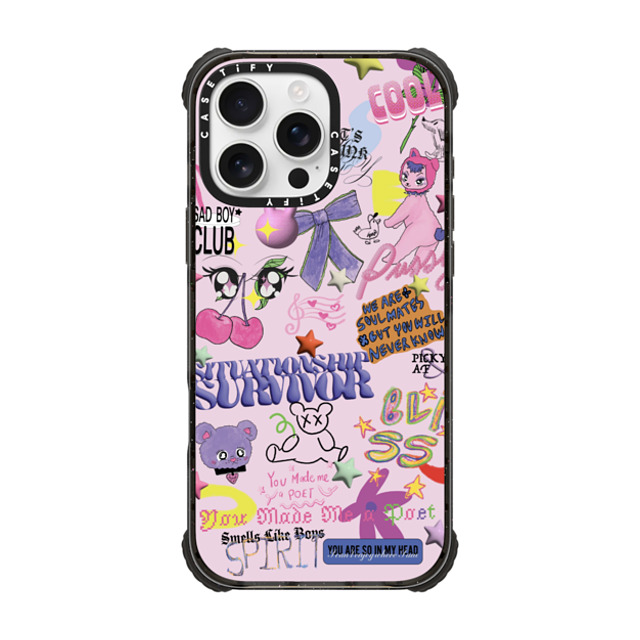 CASETiFY iPhone 16 Pro Max Case Black ウルトラ インパクトケース MagSafe 対応 CUTIE DUMP - GELBOYS looke world CASETiFY iPhone 16 Pro Max Case Black ウルトラ インパクトケース MagSafe 対応 CUTIE DUMP - GELBOYS looke world