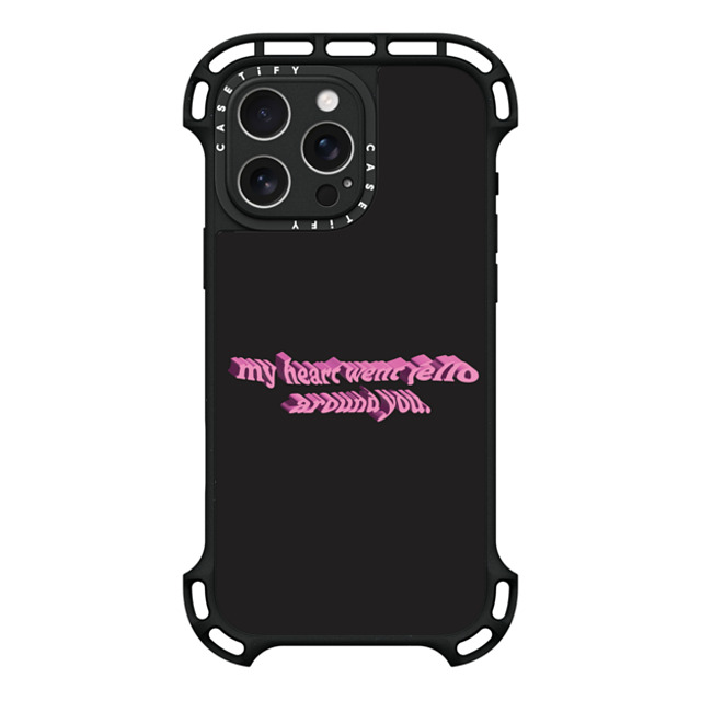 CASETiFY iPhone 16 Pro Max Case Black ウルトラ バウンスケース MagSafe対応 JELLO HEART - GELBOYS looke world CASETiFY iPhone 16 Pro Max Case Black ウルトラ バウンスケース MagSafe対応 JELLO HEART - GELBOYS looke world