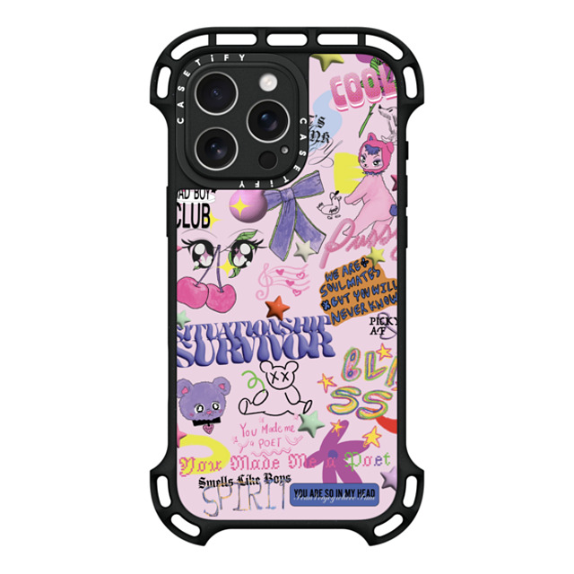 CASETiFY iPhone 16 Pro Max Case Black ウルトラ バウンスケース MagSafe対応 CUTIE DUMP - GELBOYS looke world CASETiFY iPhone 16 Pro Max Case Black ウルトラ バウンスケース MagSafe対応 CUTIE DUMP - GELBOYS looke world