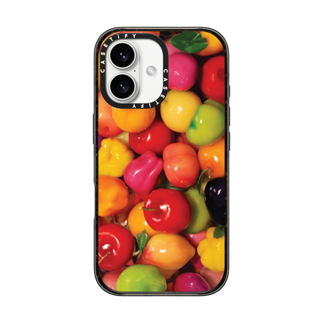 CASETiFY iPhone 16 Case Black Impact Case MagSafe Compatible SWEET TOOTH (HEART) CHIAN - GELBOYS looke world CASETiFY iPhone 16 Case Black Impact Case MagSafe Compatible SWEET TOOTH (HEART) CHIAN - GELBOYS looke world