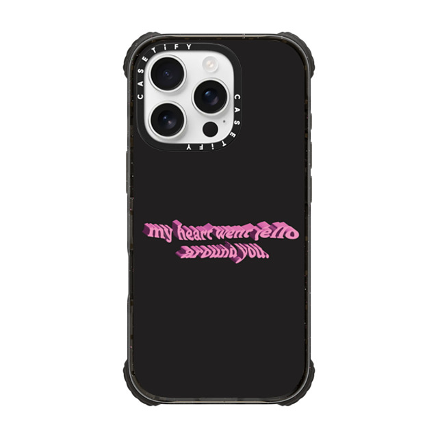 CASETiFY iPhone 16 Pro Case Black ウルトラ インパクトケース MagSafe 対応 JELLO HEART - GELBOYS looke world CASETiFY iPhone 16 Pro Case Black ウルトラ インパクトケース MagSafe 対応 JELLO HEART - GELBOYS looke world