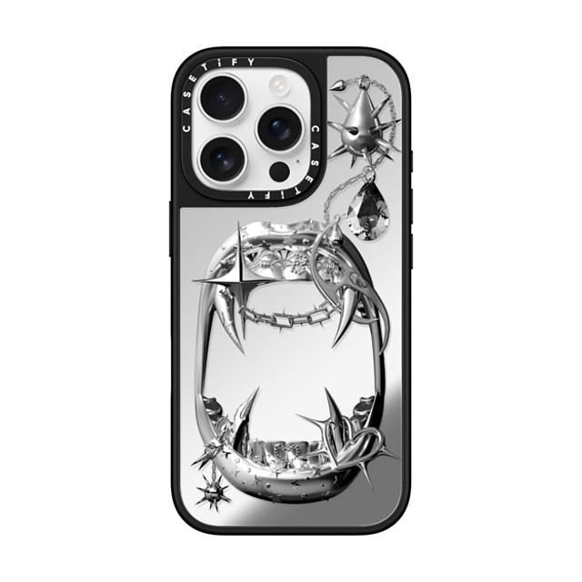 CASETiFY iPhone 16 Pro ケース Silver on Black ミラーケース MagSafe対応 SHINE & BRIGHT - BUA - GELBOYS looke world Father's Day CASETiFY iPhone 16 Pro ケース Silver on Black ミラーケース MagSafe対応 SHINE & BRIGHT - BUA - GELBOYS looke world Father's Day