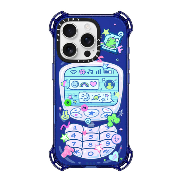 CASETiFY iPhone 16 Pro Case コバルトブルー バウンスケース CHAT IS FOU4MOD LIFE - GELBOYS looke world CASETiFY iPhone 16 Pro Case コバルトブルー バウンスケース CHAT IS FOU4MOD LIFE - GELBOYS looke world