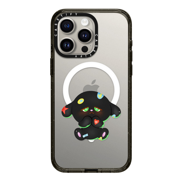 CASETiFY iPhone 15 Pro Max Case Black Impact Case MagSafe Compatible DOGGO BAABIN - GELBOYS looke world CASETiFY iPhone 15 Pro Max Case Black Impact Case MagSafe Compatible DOGGO BAABIN - GELBOYS looke world