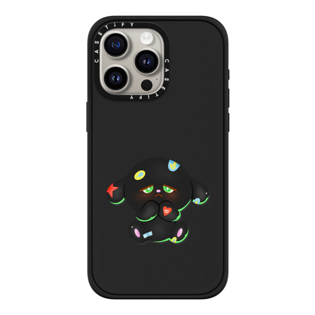CASETiFY iPhone 15 Pro Max Case Matte Black Impact Case MagSafe Compatible DOGGO BAABIN - GELBOYS looke world CASETiFY iPhone 15 Pro Max Case Matte Black Impact Case MagSafe Compatible DOGGO BAABIN - GELBOYS looke world