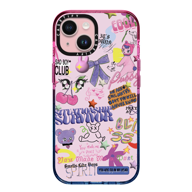 CASETiFY iPhone 15 Case Cotton Candy Impact Case CUTIE DUMP - GELBOYS looke world CASETiFY iPhone 15 Case Cotton Candy Impact Case CUTIE DUMP - GELBOYS looke world