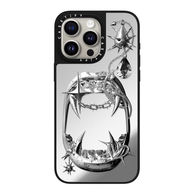 CASETiFY iPhone 15 Pro Max Case Silver on Black ミラーケース MagSafe対応 SHINE & BRIGHT - BUA - GELBOYS looke world CASETiFY iPhone 15 Pro Max Case Silver on Black ミラーケース MagSafe対応 SHINE & BRIGHT - BUA - GELBOYS looke world