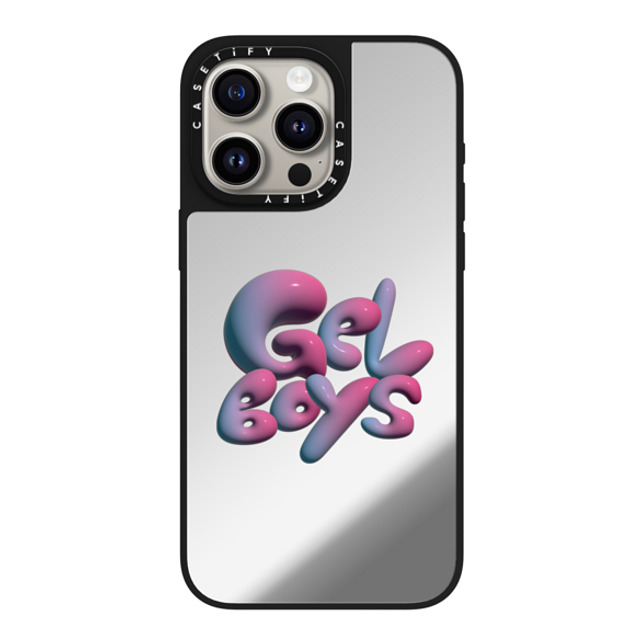 CASETiFY iPhone 15 Pro Max Case Silver on Black ミラーケース MagSafe対応 BUBBLY BOYS - GELBOYS looke world CASETiFY iPhone 15 Pro Max Case Silver on Black ミラーケース MagSafe対応 BUBBLY BOYS - GELBOYS looke world