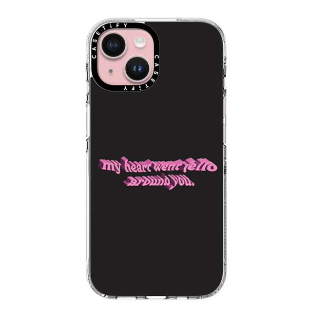 CASETiFY iPhone 15 Case Clear Clear Case MagSafe Compatible JELLO HEART - GELBOYS looke world CASETiFY iPhone 15 Case Clear Clear Case MagSafe Compatible JELLO HEART - GELBOYS looke world