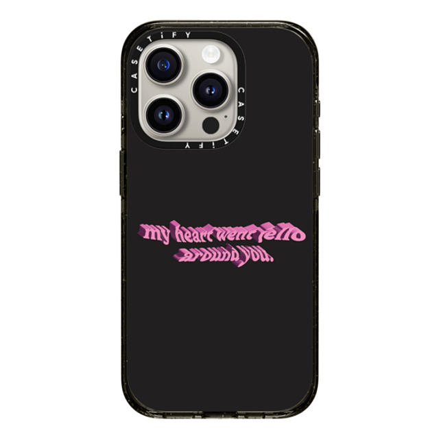 CASETiFY iPhone 15 Pro Case Black Impact Case JELLO HEART - GELBOYS looke world CASETiFY iPhone 15 Pro Case Black Impact Case JELLO HEART - GELBOYS looke world