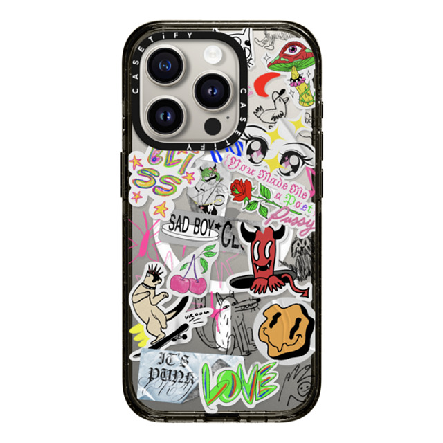 CASETiFY iPhone 15 Pro Case Black Impact Case MagSafe Compatible COOLLY DUMP - GELBOYS looke world CASETiFY iPhone 15 Pro Case Black Impact Case MagSafe Compatible COOLLY DUMP - GELBOYS looke world