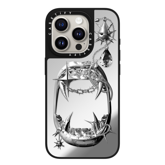 CASETiFY iPhone 15 Pro Case Silver on Black ミラーケース MagSafe対応 SHINE & BRIGHT - BUA - GELBOYS looke world CASETiFY iPhone 15 Pro Case Silver on Black ミラーケース MagSafe対応 SHINE & BRIGHT - BUA - GELBOYS looke world