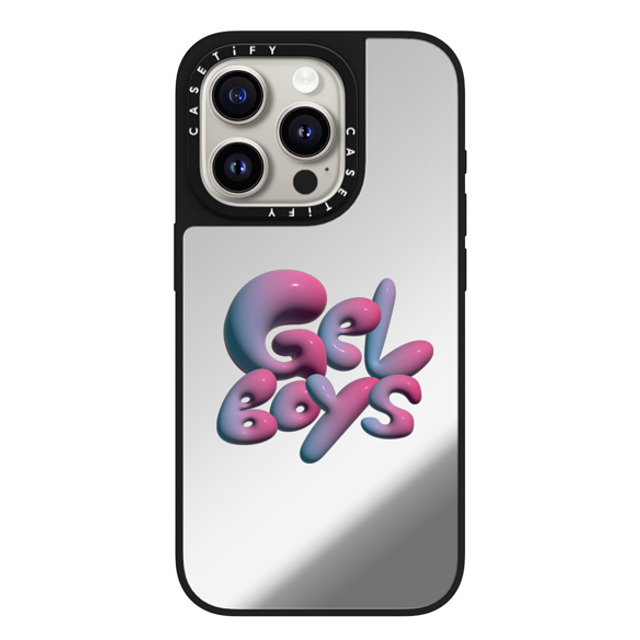 CASETiFY iPhone 15 Pro Case Silver on Black ミラーケース MagSafe対応 BUBBLY BOYS - GELBOYS looke world CASETiFY iPhone 15 Pro Case Silver on Black ミラーケース MagSafe対応 BUBBLY BOYS - GELBOYS looke world