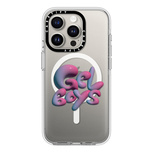 CASETiFY iPhone 15 Pro Case Clear Clear Case MagSafe Compatible BUBBLY BOYS - GELBOYS looke world CASETiFY iPhone 15 Pro Case Clear Clear Case MagSafe Compatible BUBBLY BOYS - GELBOYS looke world