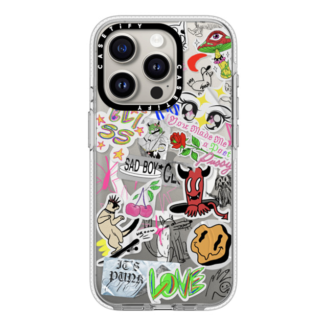 CASETiFY iPhone 15 Pro Case Clear Clear Case MagSafe Compatible COOLLY DUMP - GELBOYS looke world CASETiFY iPhone 15 Pro Case Clear Clear Case MagSafe Compatible COOLLY DUMP - GELBOYS looke world