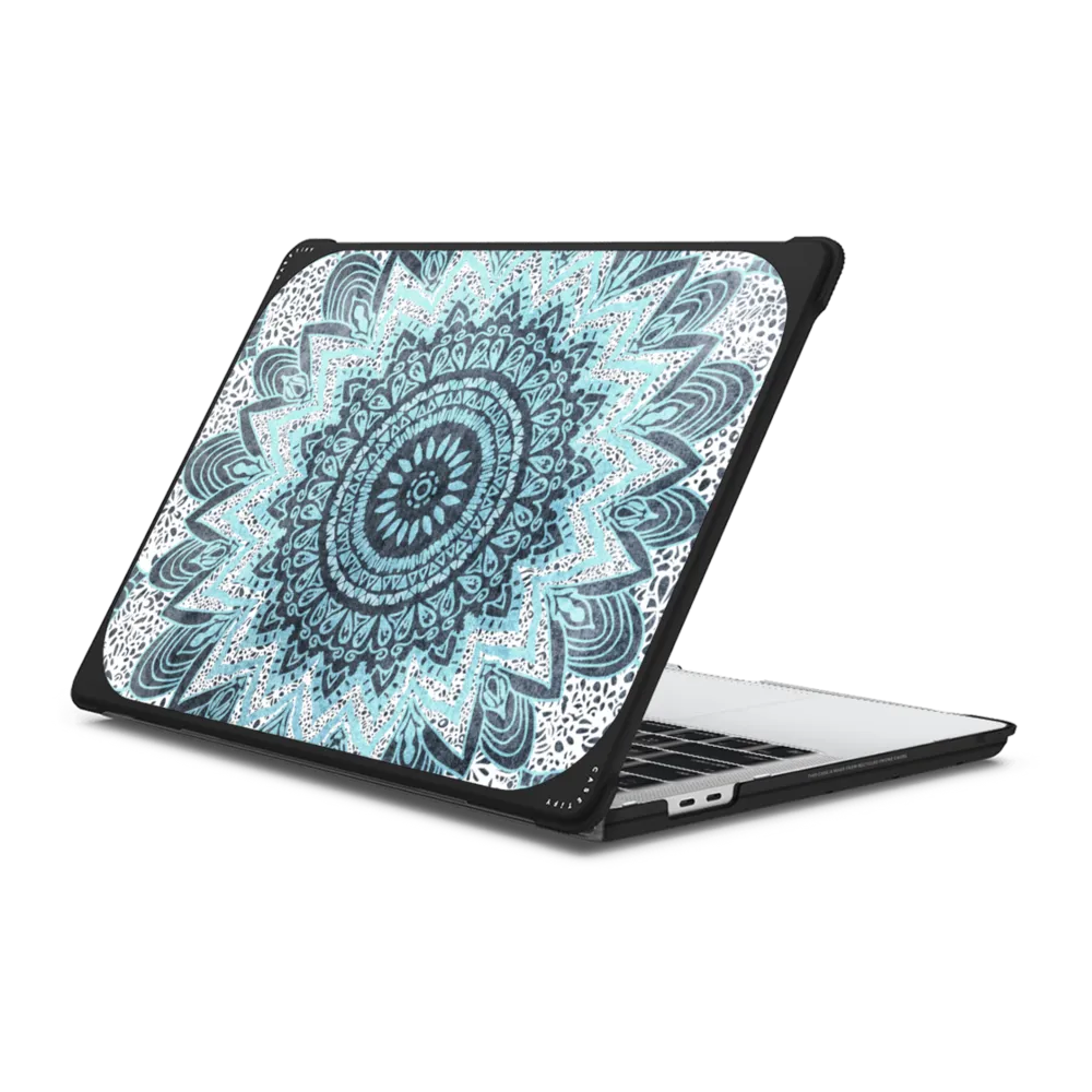 Bounce MacBook Pro 13-inch (M1 / M2 / Intel)  Case - BOHOCHIC MANDALA IN BLUE - MACBOOK SLEEVE