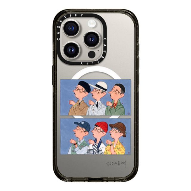 Mr Slowboy x CASETiFY iPhone 15 Pro Case Pop Art,Street Art Black Impact Case MagSafe Compatible Slowboy and the watches No. 2 Mother's Day Mr Slowboy x CASETiFY iPhone 15 Pro Case Pop Art,Street Art Black Impact Case MagSafe Compatible Slowboy and the watches No. 2 Mother's Day