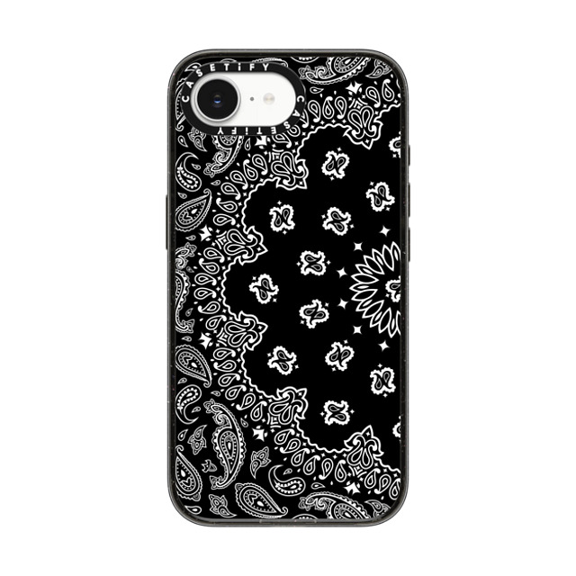 Kate Illustrates x CASETiFY iPhone 16e ケース Abstract ブラック インパクトケース MagSafe対応 BANDANA PAISLEY Back to School Kate Illustrates x CASETiFY iPhone 16e ケース Abstract ブラック インパクトケース MagSafe対応 BANDANA PAISLEY Back to School