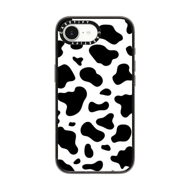 Kate Illustrates x CASETiFY iPhone 16e Case Cow,Animal Black Impact Case MagSafe Compatible COW PRINT Back to School Kate Illustrates x CASETiFY iPhone 16e Case Cow,Animal Black Impact Case MagSafe Compatible COW PRINT Back to School