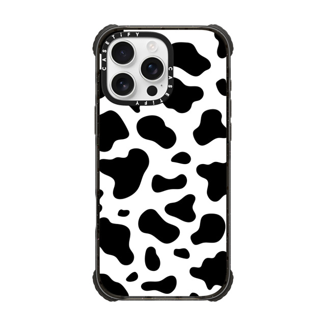 Kate Illustrates x CASETiFY iPhone 16 Pro Max Case Black ウルトラ インパクトケース MagSafe 対応 COW PRINT Kate Illustrates x CASETiFY iPhone 16 Pro Max Case Black ウルトラ インパクトケース MagSafe 対応 COW PRINT