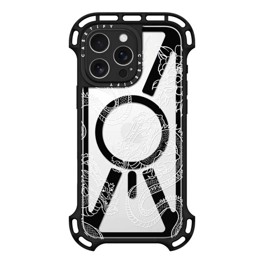 Ultra Bounce iPhone 16 Pro Max Case MagSafe Compatible - DRAGONS