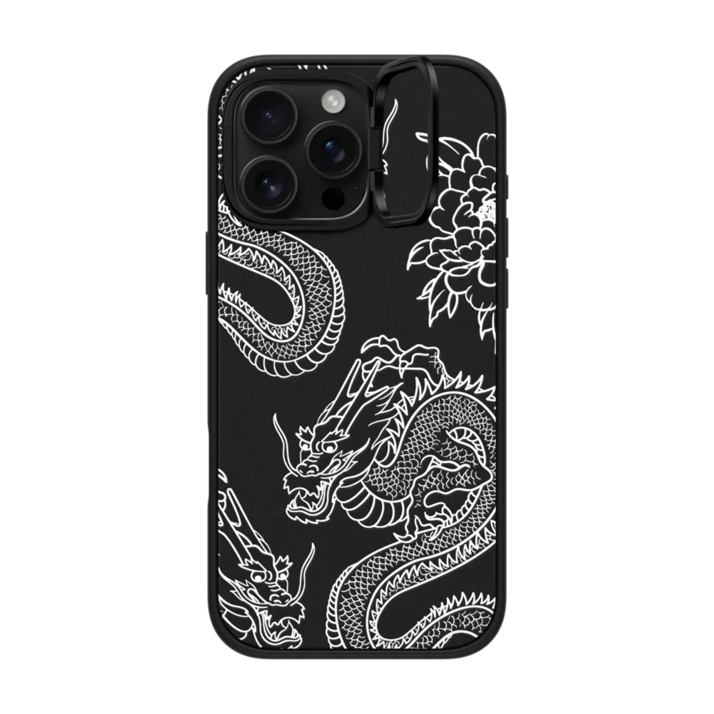 Impact Ring Stand iPhone 16 Pro Max Case Compatible con MagSafe - DRAGONS
