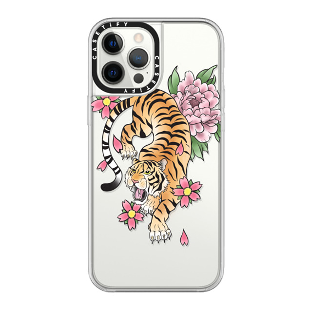 Kate Illustrates x CASETiFY iPhone 12 Pro Max Case Floral,Tiger クリア グリップケース TIGER & FLOWERS Mother's Day Kate Illustrates x CASETiFY iPhone 12 Pro Max Case Floral,Tiger クリア グリップケース TIGER & FLOWERS Mother's Day