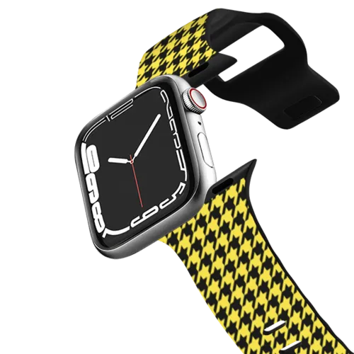 Apple Watch Series 7-9 (45mm) - YELLOW HOUNDSTOOTH
