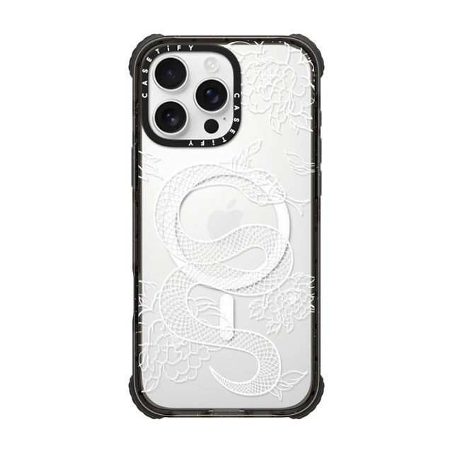 Kate Illustrates x CASETiFY iPhone 16 Pro Max Case Snake Black ウルトラ インパクトケース MagSafe 対応 SNAKE Father's Day Kate Illustrates x CASETiFY iPhone 16 Pro Max Case Snake Black ウルトラ インパクトケース MagSafe 対応 SNAKE Father's Day