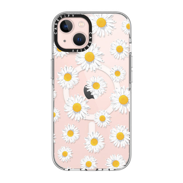 Kate Illustrates x CASETiFY iPhone 13 ケース クリア クリア ケース MagSafe対応 DAISIES