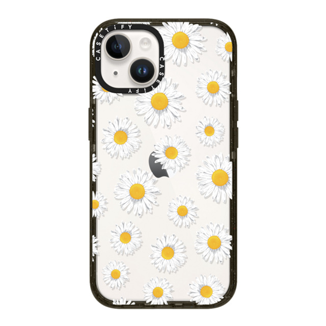 Kate Illustrates x CASETiFY iPhone 14 ケース ブラック インパクトケース DAISIES