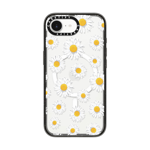 Kate Illustrates x CASETiFY iPhone 16e ケース Floral ブラック インパクトケース MagSafe対応 DAISIES Back to School Kate Illustrates x CASETiFY iPhone 16e ケース Floral ブラック インパクトケース MagSafe対応 DAISIES Back to School