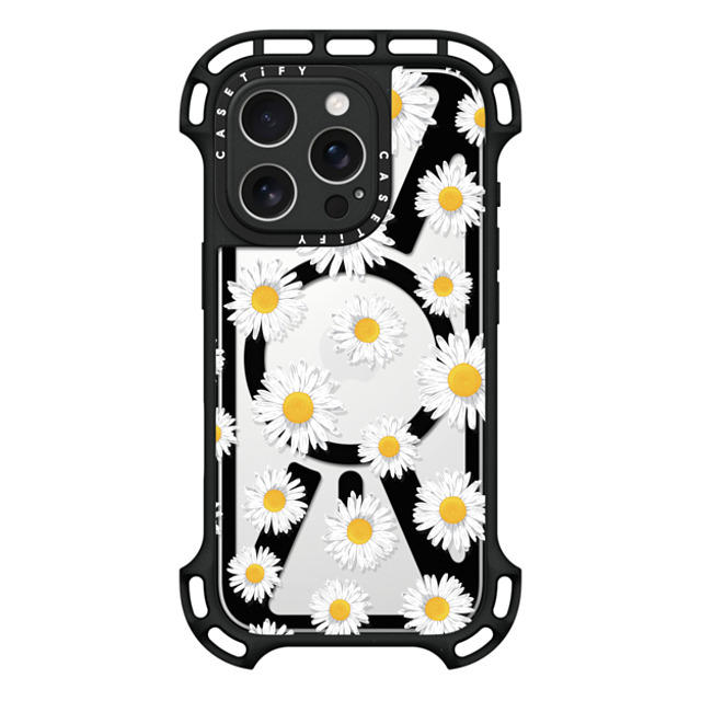 Kate Illustrates x CASETiFY iPhone 16 Pro Case Black ウルトラ バウンスケース MagSafe対応 DAISIES Kate Illustrates x CASETiFY iPhone 16 Pro Case Black ウルトラ バウンスケース MagSafe対応 DAISIES