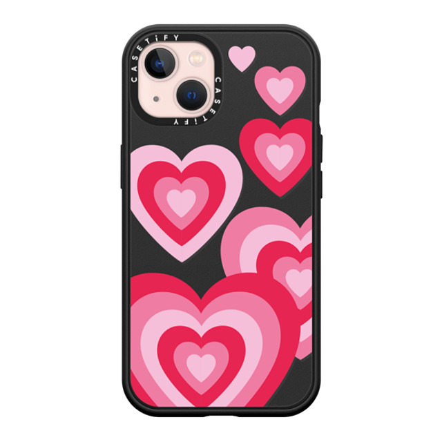 Kate Illustrates x CASETiFY iPhone 13 ケース マットブラック インパクトケース MagSafe対応 LUV