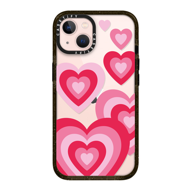 Kate Illustrates x CASETiFY iPhone 13 ケース ブラック インパクトケース LUV