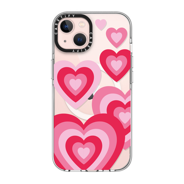 Kate Illustrates x CASETiFY iPhone 13 ケース クリア クリア ケース MagSafe対応 LUV