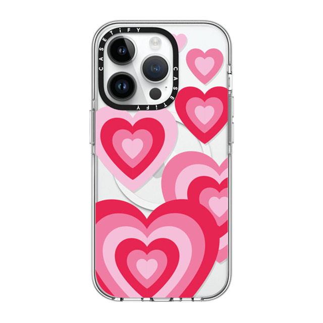 Kate Illustrates x CASETiFY iPhone 14 Pro ケース クリア クリア ケース MagSafe対応 LUV