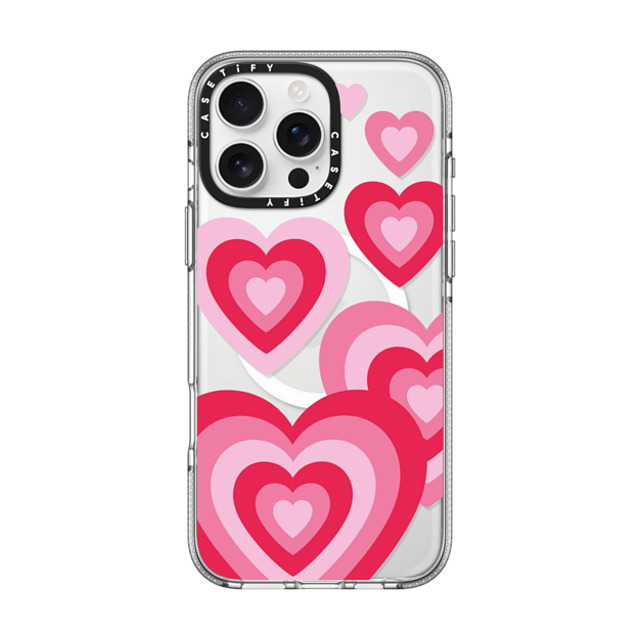 Kate Illustrates x CASETiFY iPhone 16 Pro Max ケース クリア クリア ケース MagSafe対応 LUV