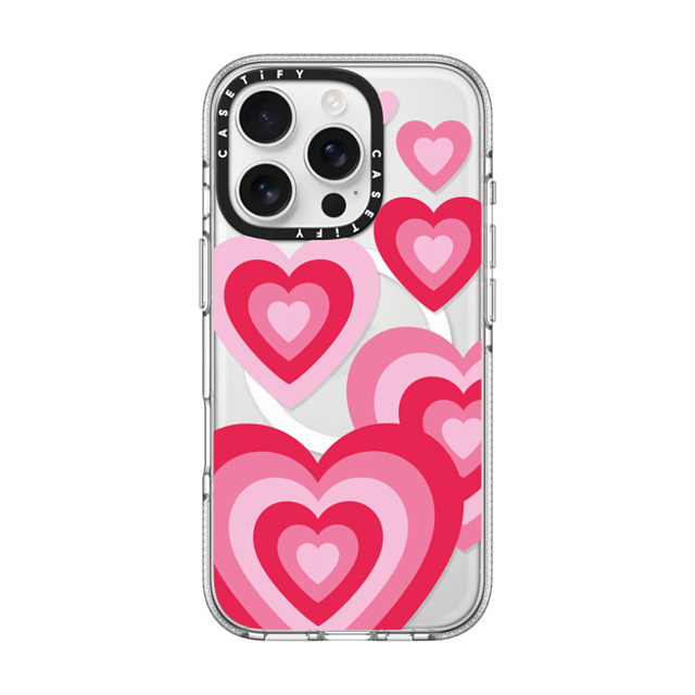 Kate Illustrates x CASETiFY iPhone 16 Pro ケース クリア クリア ケース MagSafe対応 LUV