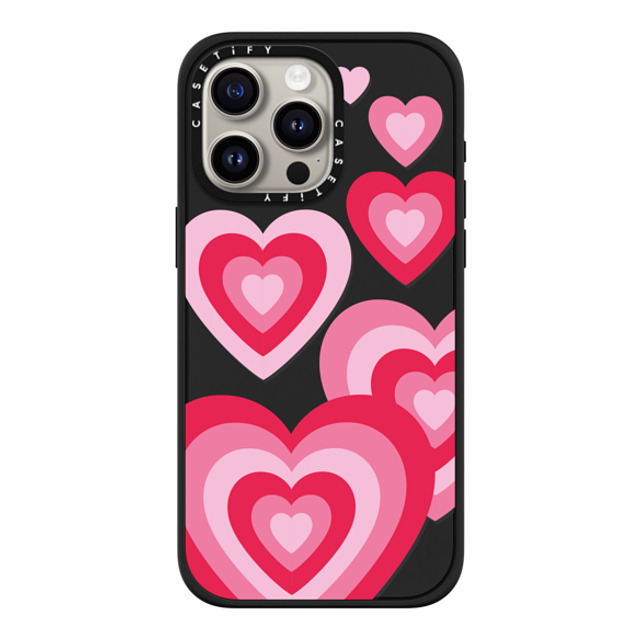 Kate Illustrates x CASETiFY iPhone 15 Pro Max ケース マットブラック インパクトケース MagSafe対応 LUV