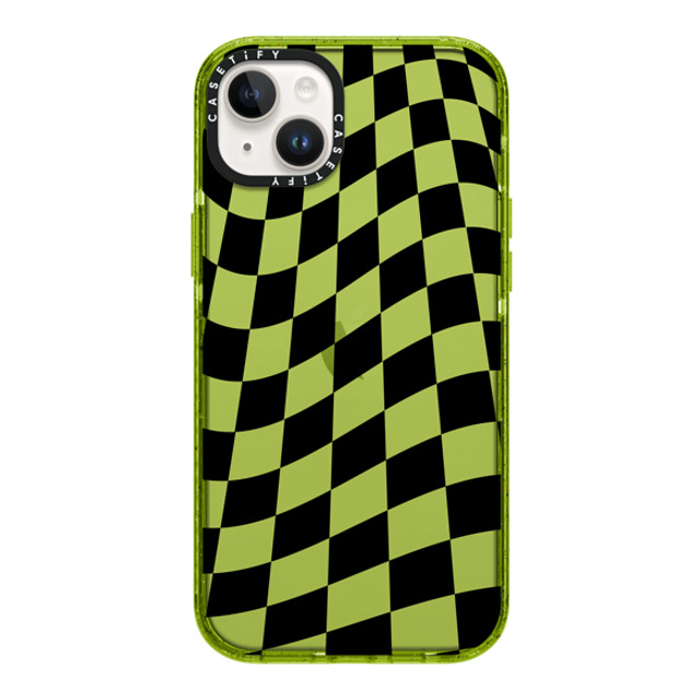 Kate Illustrates x CASETiFY iPhone 14 Plus ケース Checkered,Pattern Kiwi インパクトケース WAVY Mother's Day Kate Illustrates x CASETiFY iPhone 14 Plus ケース Checkered,Pattern Kiwi インパクトケース WAVY Mother's Day